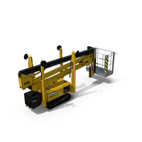 Industrial Articulated Boom Lift PNG & PSD Images