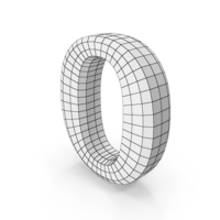 Wireframe Number 0 PNG & PSD Images