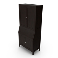 Ikea Hemnes Workstation Secretary And Addon PNG & PSD Images
