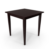 Dark Wood Square Table PNG & PSD Images