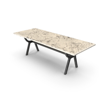 Metal And Marble Dining Table PNG & PSD Images