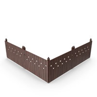 Fence With Heart Shape Cutouts PNG & PSD Images