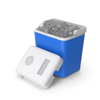 Electric Cool Box With Ice PNG & PSD Images
