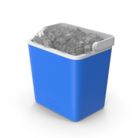 Electric Coolbox With Ice PNG & PSD Images