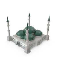 Mosque Architecture Model PNG & PSD Images