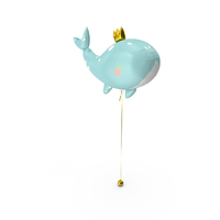 Whale Foil Balloon PNG & PSD Images