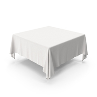 Square Tablecloth Top PNG & PSD Images