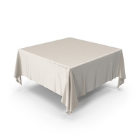 Square Tablecloth Top PNG & PSD Images