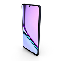Realme Note 60 Marble Black PNG & PSD Images