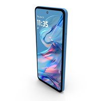 Motorola Moto G45 5G Brilliant Blue PNG & PSD Images