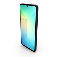 Samsung Galaxy A06 Blue Black PNG & PSD Images