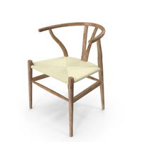 Scandinavian Wishbone Chair PNG & PSD Images