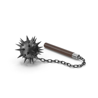 Medieval Mace With Chain PNG & PSD Images