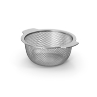 Stainless Steel Colander PNG & PSD Images