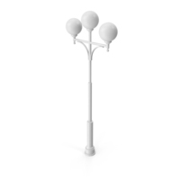 White Street Light PNG & PSD Images