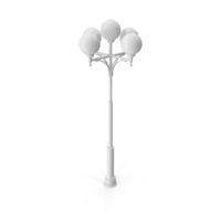 White Street Light PNG & PSD Images