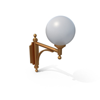 Bronze Wall Street Light PNG & PSD Images