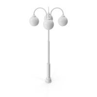 White Street Light PNG & PSD Images