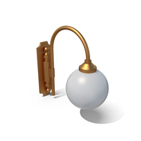 Bronze Wall Street Light PNG & PSD Images