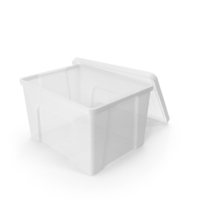 Storage Bin Container Box Big Open White PNG & PSD Images