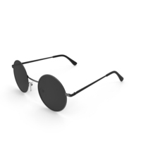 Black Round Glasses PNG & PSD Images