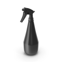 Spray Bottle Black PNG & PSD Images
