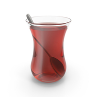 Turkish Tea Cup Spoon Full PNG & PSD Images