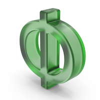 Green Plastic Ukrainian Letter Ф PNG & PSD Images