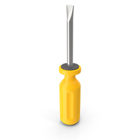 Yellow Screwdriver PNG & PSD Images