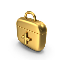 Medical Kit Gold Icon PNG & PSD Images