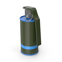 Smoke Grenade Blue PNG & PSD Images