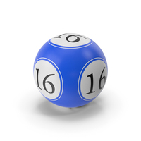 Bingo Ball 16 PNG & PSD Images