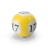 Bingo Ball 17 PNG & PSD Images