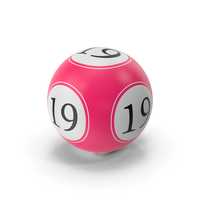 Bingo Ball 19 PNG & PSD Images