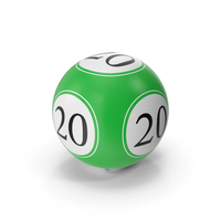 Bingo Ball 20 PNG & PSD Images