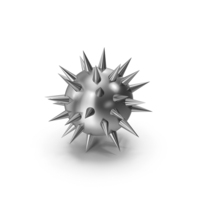Stainless Steel Spiked Ball PNG & PSD Images