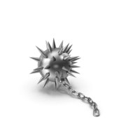 Steel Spiked Ball With Chain PNG & PSD Images