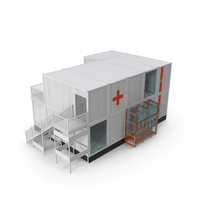 Double Story Portable Clinic PNG & PSD Images