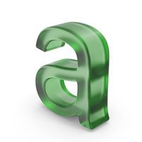 Green Plastic Ukrainian Letter A PNG & PSD Images