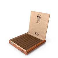 Cuban Cigars Box Open PNG & PSD Images