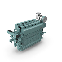 Engine Yanmar 6EY26W PNG & PSD Images