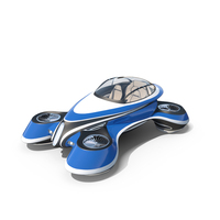 Hover Car Concept By Lazzarini Blue PNG & PSD Images