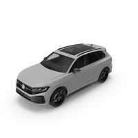 Volkswagen Touareg 2024 White PNG & PSD Images