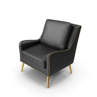 Black Lounge Chair PNG & PSD Images
