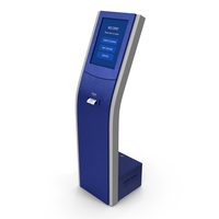 Electronic Queue Device Blue PNG & PSD Images