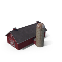 Barn Silo Red Old PNG & PSD Images