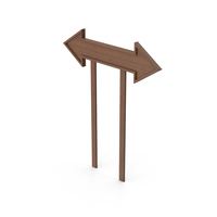 Direction Arrow Signboard PNG & PSD Images