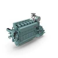 Marine Propulsion Engine Yanmar 6EY26W PNG & PSD Images