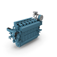 Marine Engine Blue PNG & PSD Images