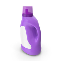 Liquid Laundry Detergent Purple Bottle PNG & PSD Images